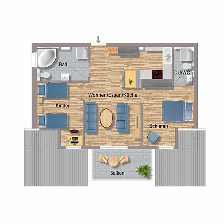 H&P Touristik Residenz Grafenmatt Gra-3-1 Apartment Feldberg  Exterior photo